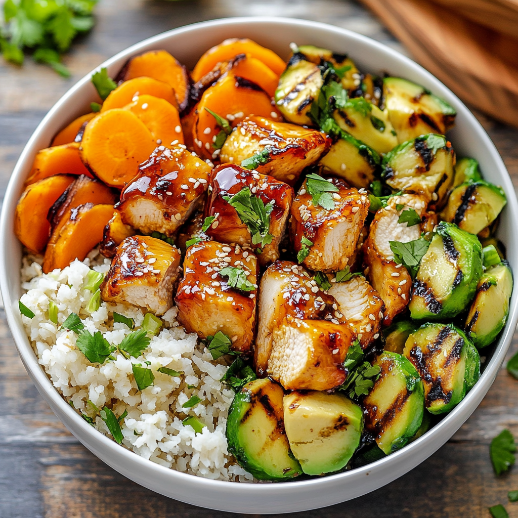 Hot Honey Chicken Bowl – A Crispy, Sweet, and Spicy One-Pan Dinner